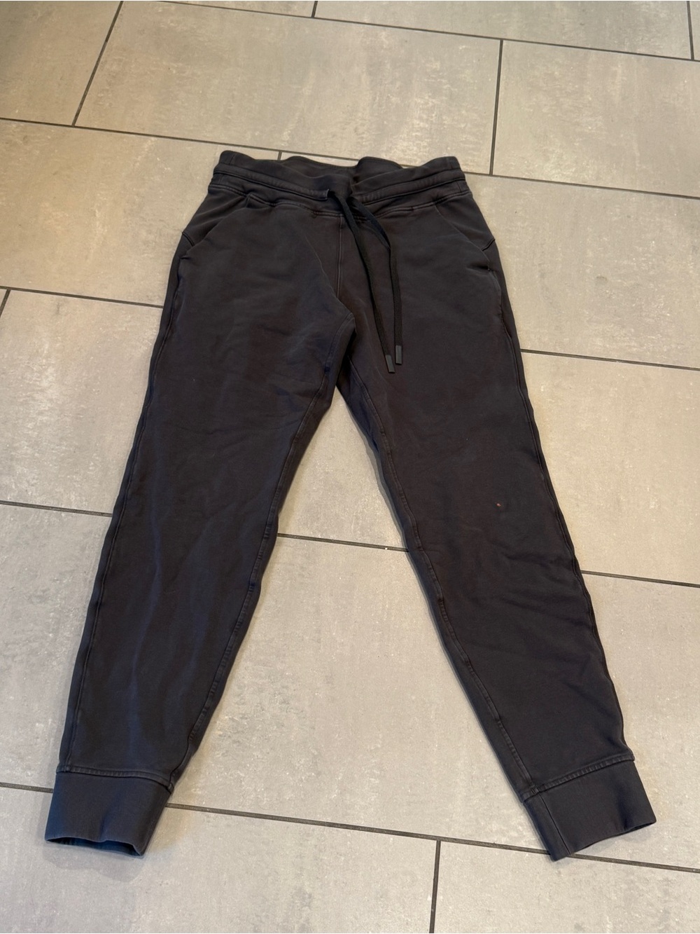 Lululemon Charcoal Gray Jogger Sweatpants - Classic Drawstring